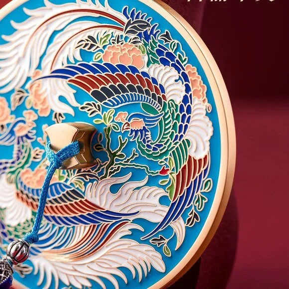 🌷New🌷 Elegant The Palace Museum Portable Makeup Mirror with Detachable Tassels